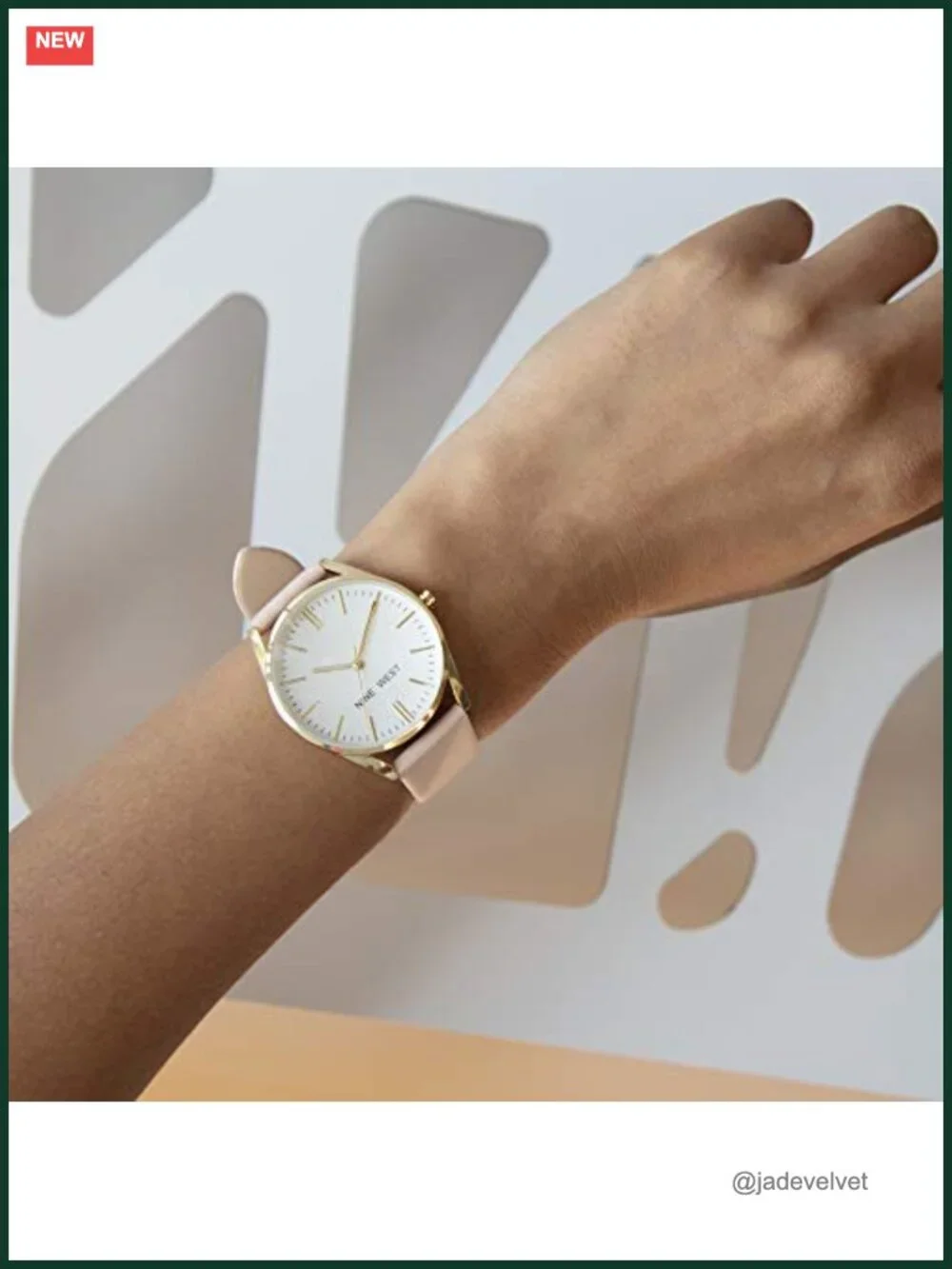Women's Classic Analog Wrist Watch with Faux Leather Strap and Japanese Quartz